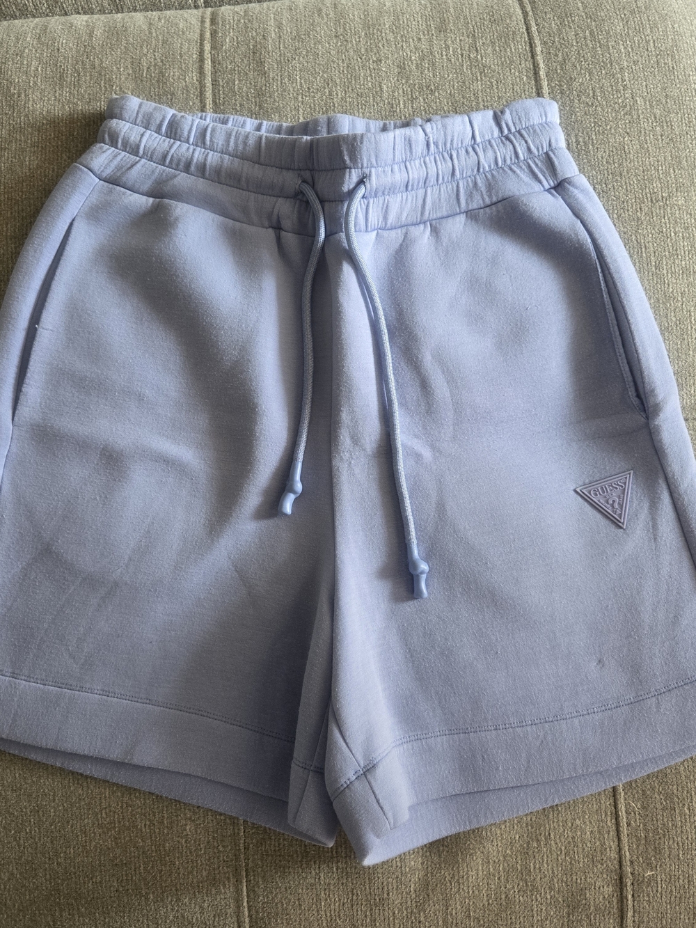 GUESS Lavender Drawstring Sweat Shorts
